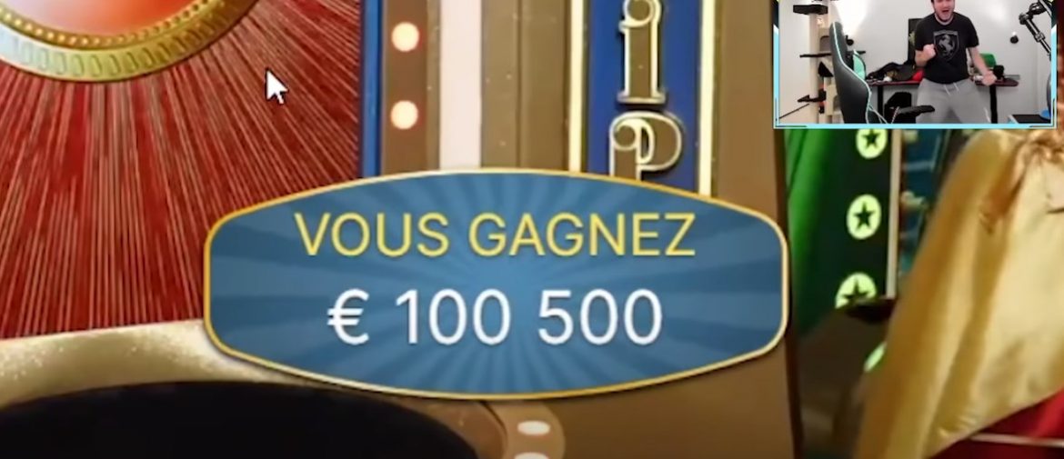 Bidule wins 200,000€ on the new live game Crazy Time